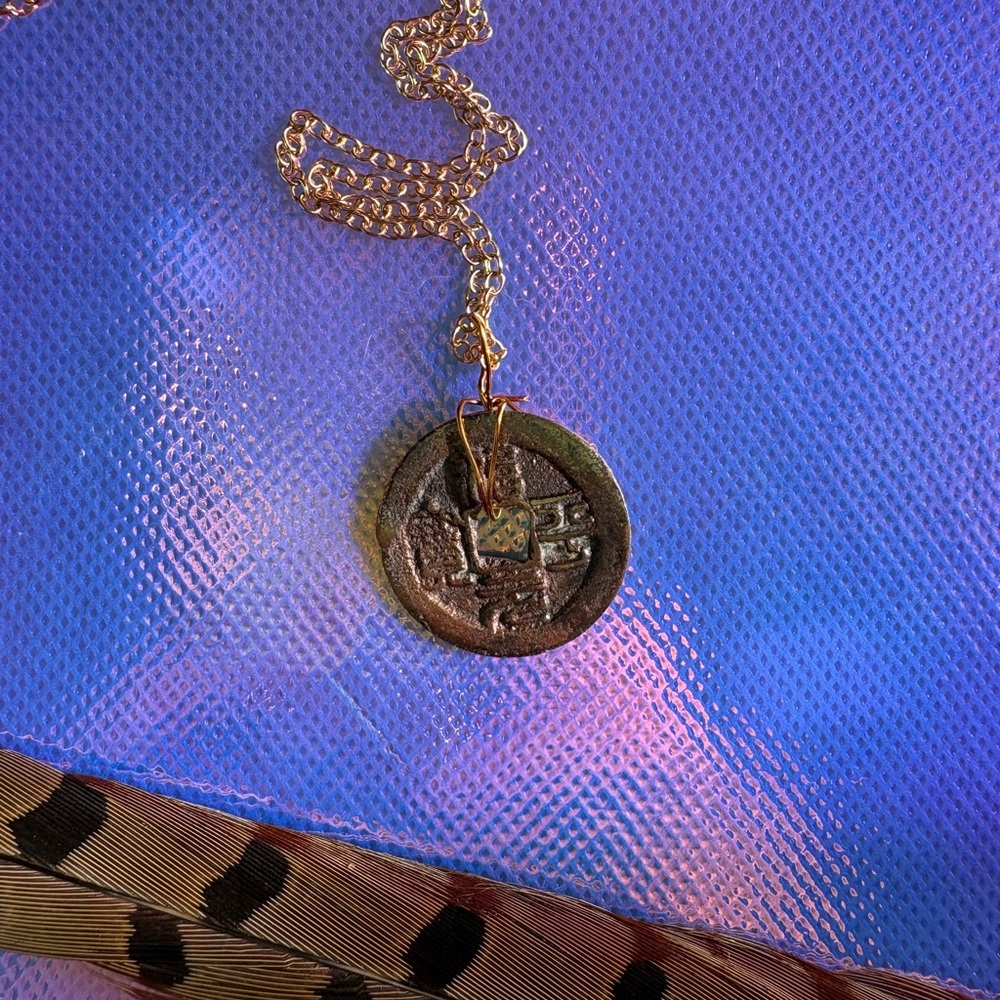 Bronze Coin Necklace